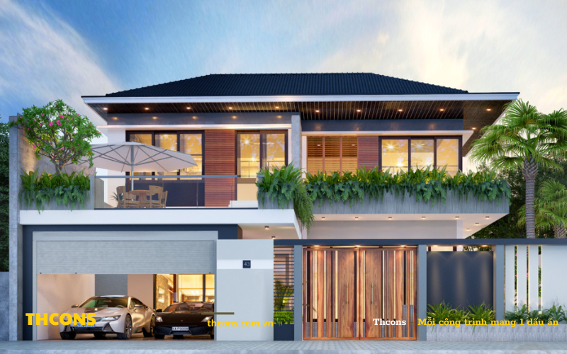 Với sự ưu tiên là đối lưu không khí trong không gian các kiến trúc sư đã khéo léo sử dụng hệ cửa kính giúp cho nhà mái nhật này bắt trọn được ánh sáng 
