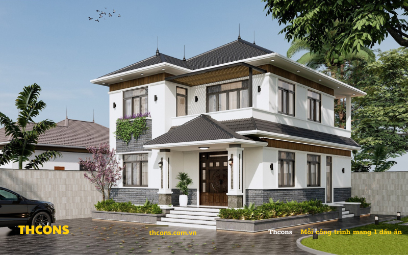 Mẫu mái nhật 2 tầng được nhiều gia chủ ưa thích 