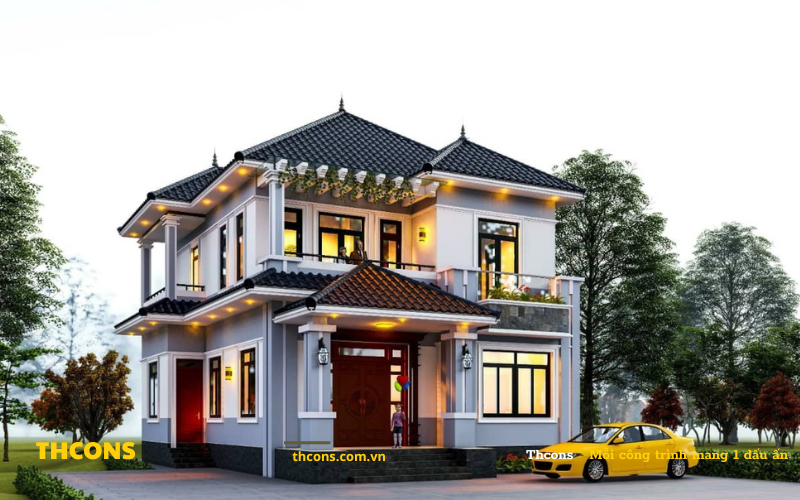Nhà mái Nhật 2 tầng là gì? 