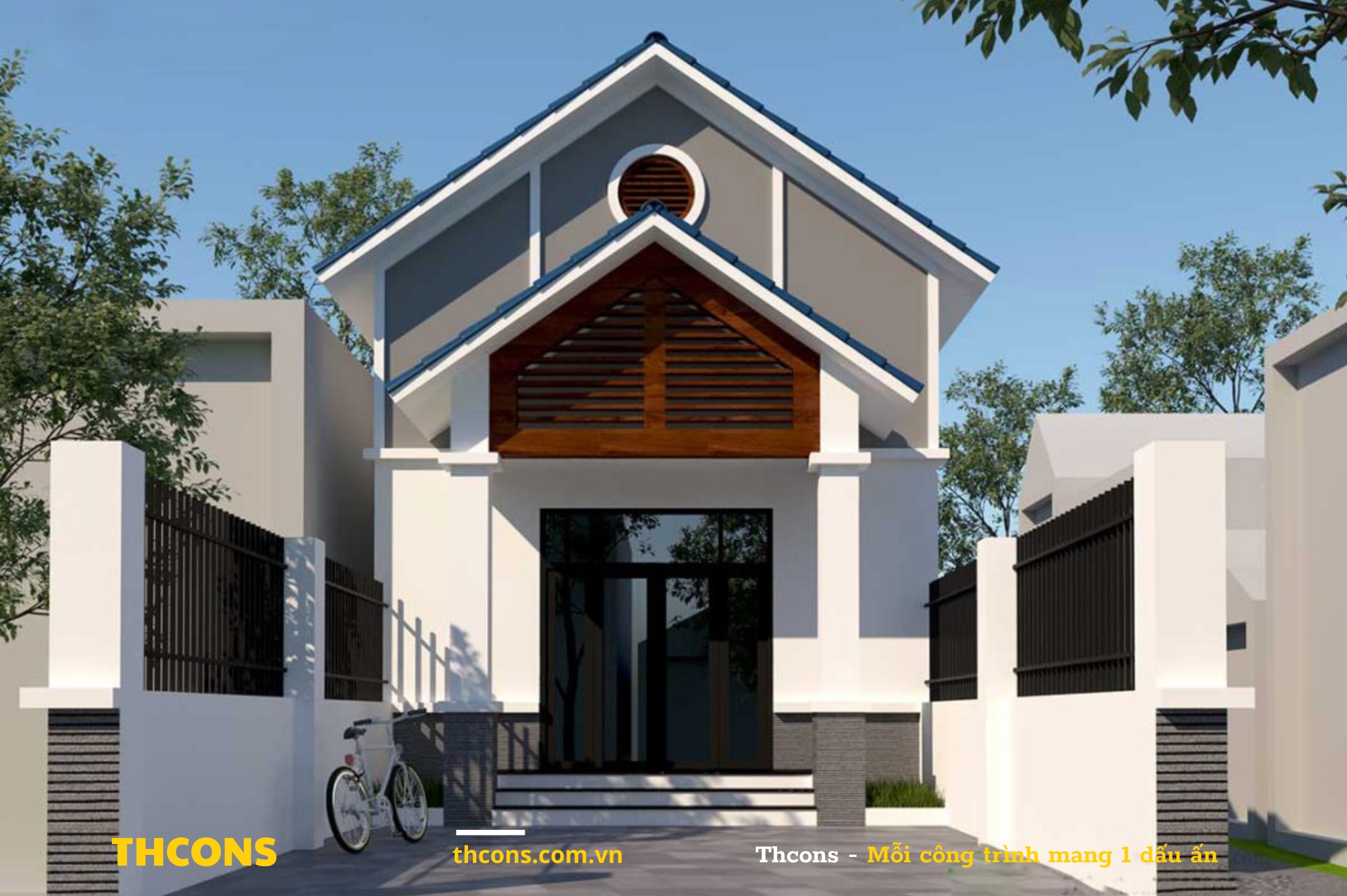 Mẫu mái Thái gác lửng đẹp